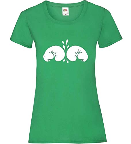 Boxkampf - Guanti da boxe da donna, taglia XL, colore: Verde