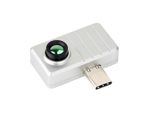 Cámara de imagen térmica IR para smartphone con puerto Type-C, ángulo de visión de 45°, carcasa de aleación de aluminio, plug and play