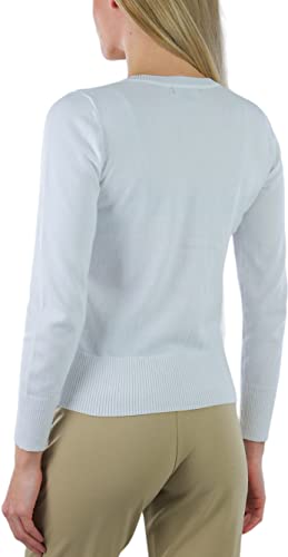 Image of ToBeInStyle Women's Long Sleeve Button Down V-Neck Cardigan
