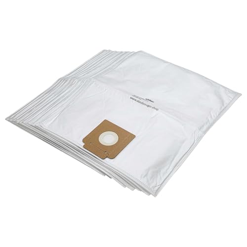 vhbw 10x bolsa compatible con Kärcher T17/1, T12/1, T15/1 aspiradora - 40 cm x 24 cm blanco - Reemplaza 6.907-017.0, 6.904-315.0, 6.904-312.0