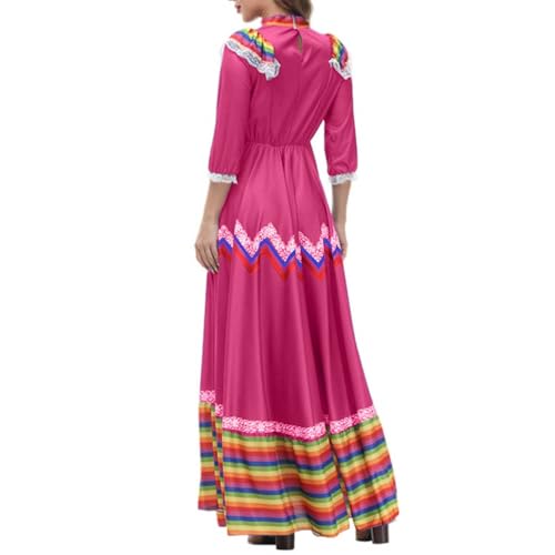 Robe de spectacle mexicain ample pour danser librement sur scène