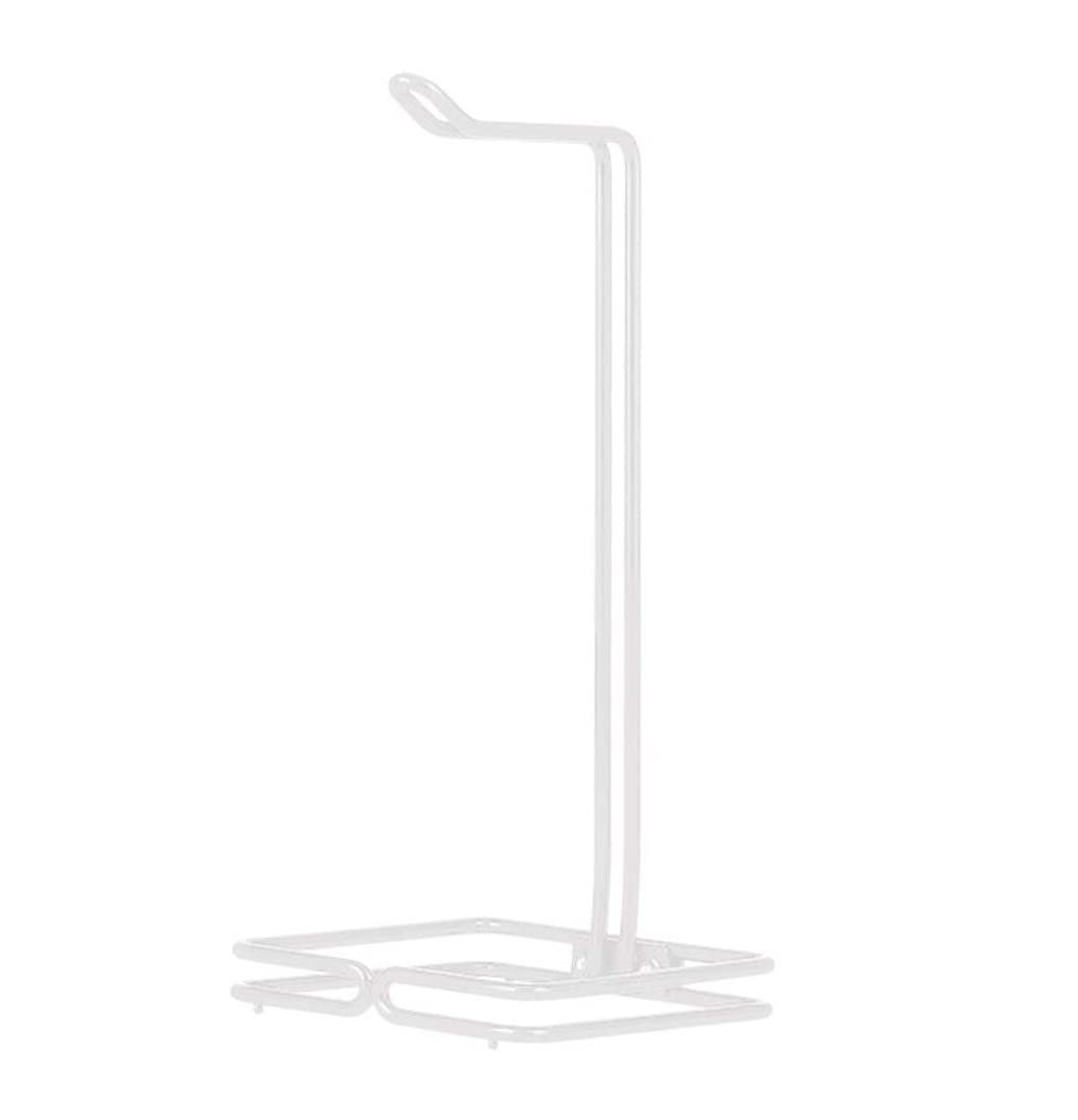 Supporto per cuffie in metallo – Supporto universale per cuffie da tavolo per giochi e PC – & elegante supporto per cuffie (bianco)