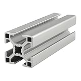 8020, 30-3030, 30 Series 30mm x 30mm Aluminum T-Slotted Extrusion T Slot Extruded 80/20 Profile Bar (2440mm, Clear Anodize)