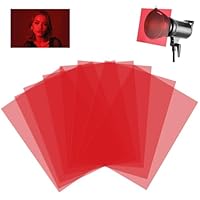 Wanheart 8 Stück Farbige oder Transparent Rote PVC Platten A4 – 0,3mm Starke Kunststoffplatten für Basteln, Dekoration, Lampenfilter, Fotografie und DIY Projekte (Rot)