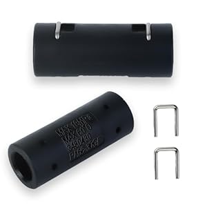 2 Stück Hochdruckreiniger Adapter M22IG Quick Connect für Kärcher K2 K3 K4 K5 K6 K7 - Verlängerungsadapter 50x18 mm kompatibel mit 2.641-721.0 Schläuchen - Druckfest bis 180 bar für Hochdruck Zubehör