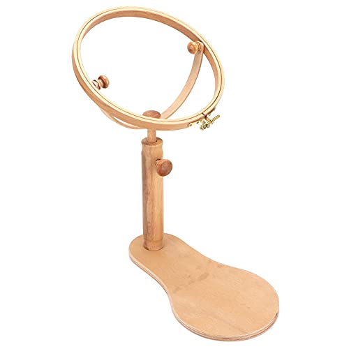 Cadre de broderie de bureau en bois rotatif, idée cadeau idéale pour passionnés de loisirs créatifs