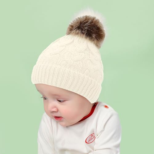 Baby Beanie Hat, Infant Newborn Toddler Winter Warm Knit Cap for Little Boys Girls, Winter Warm Hat4