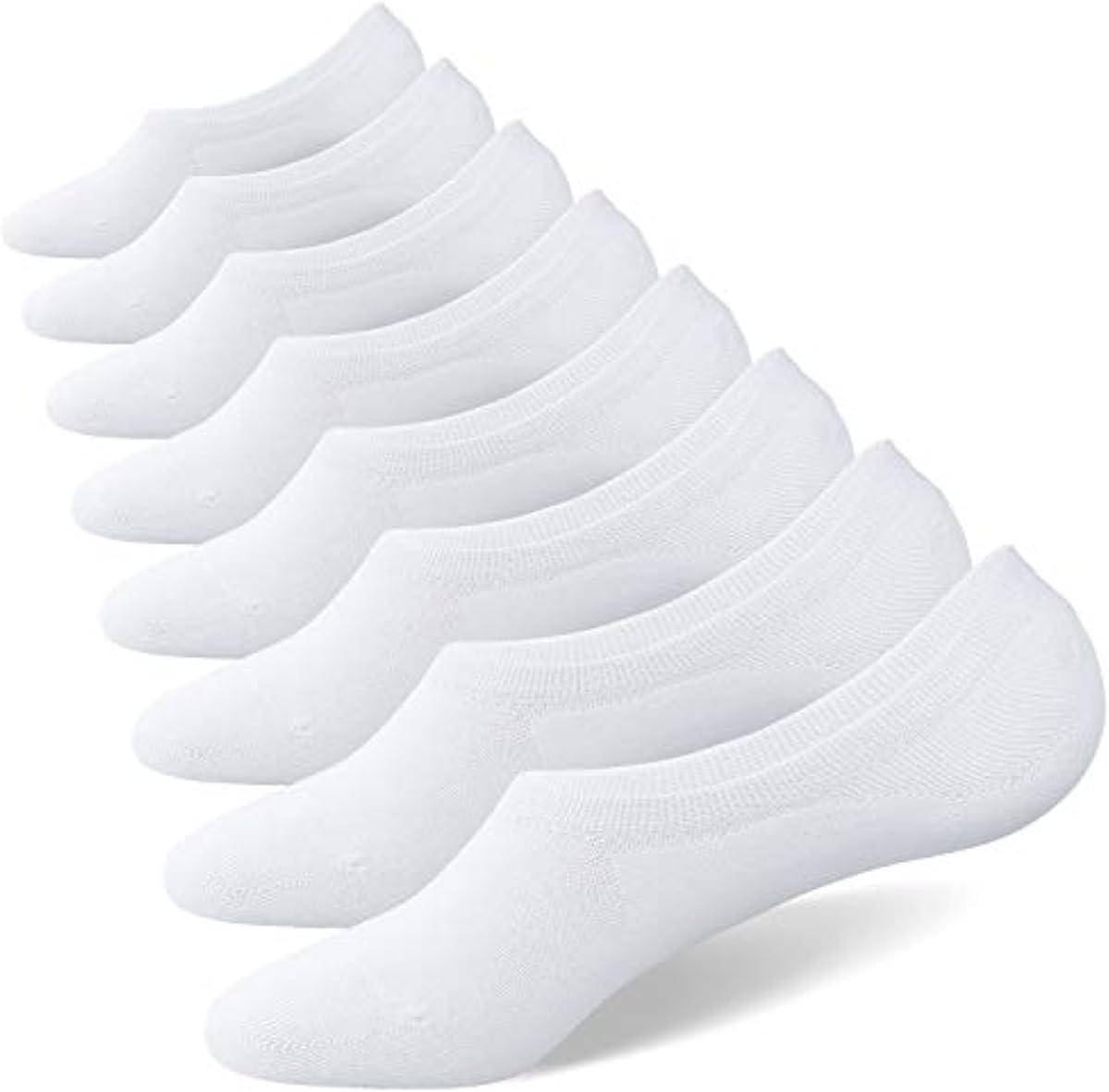 まとめ売り ノーショウソックス メンズ 8パック コットン 薄手 ローカット ノンスリップ ローファー フラット スニーカー 6 11 12 15 セールショップ Intersped Spedicija Com