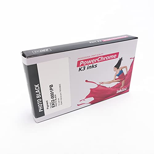 InkTec Cartucho Negro Foto Compatible con impresoras Stylus Pro 7800/9800, Tinta Pigmentada