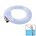 3/4 Inch Siphon Hose 6 Foot Shaker Pump System for Water Transfer with Flow Rate Up to 6 Gallons Per Minute, Great Sump Pump Backup Tool for Use