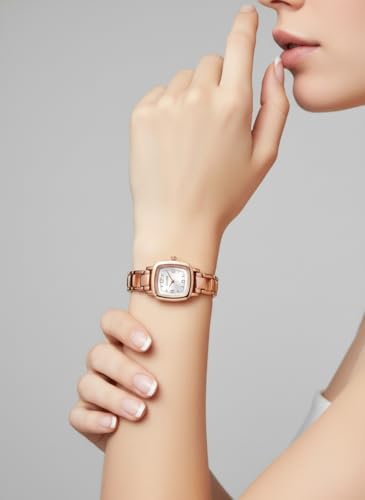 Image of Designer Stylish Watch Elegant Classic Casual Wrist Watch Square Small Face Ultra Slim Ladies Watches