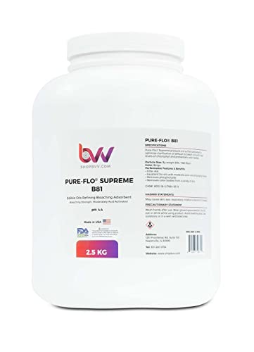 BVV Pure-Flo B81 Supreme Activated Bleaching & Decolorizing Bentonite for Edible Oil-2.5KG