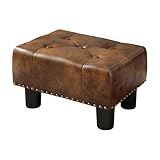 🌼【PATTINI ANTISCIVOLO PRATICI】: I piedi in plastica di questo pouf poggiapiedi sono pratici e facili da pulire. Per una protezione completa, sono dotati di pattini antiscivolo che prevengono efficacemente lo scivolamento e proteggono i pavimenti da graffi.