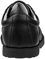 Academie Gear Honor Roll Kids Unisex Full Leather Uniform School Shoes, Black (1.5 Medium Big Kid) | Image 3