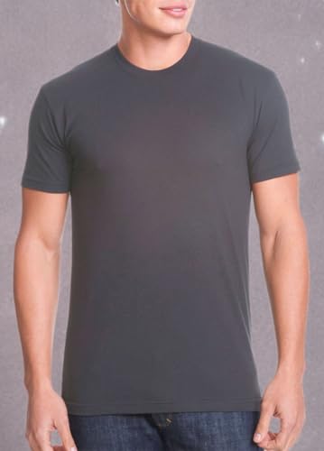 Next Level Men's Premium CVC Tee,Charcoal,Large2