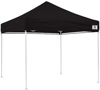 Impact Canopies Easy Pop Up Tent 10x10 Canopy Tent, Black