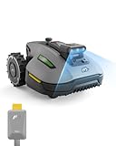 MAMMOTION YUKA mini 2 500 Mähroboter mit 4G Modul, Empf. 500 m², AI-gestützte DREI-Kamera-Bildverarbeitung Rasenmäher Roboter, Auto-Mehrzonen-Kartierung, DropMow, 4.5Ah-Akku