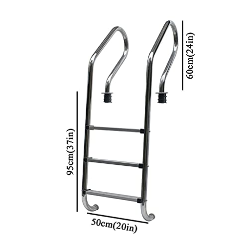 Escalera para piscina de acero inoxidable CGF 3 peldaños miniatura 5