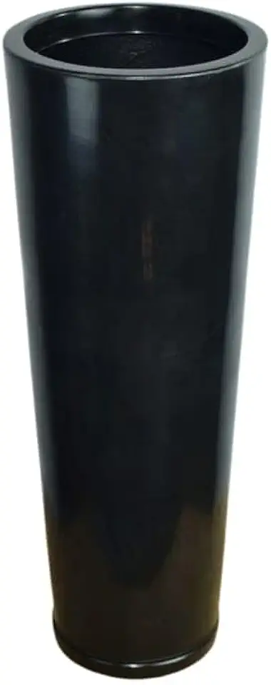 Vaso Classic Ibiza Grande em Polietileno Para Flores ou Palntas (Preto Liso Polido)