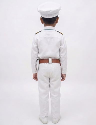 Image of BookMyCostume Kids 6-Pcs Forces & Community Helper Costume Collection - Army, Military, Navy, Police & Soldier Outfits - Fancy Dress for Patriotic Events, School Annual Day, Role-Play & Competitions