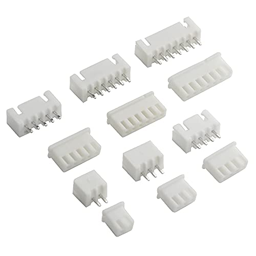 BGTXINGI 200Pcs 2.54mm XH Connection Socket Plug Kit With 140Pcs 10cm Pre-crimped cable wire 2/3/4/5/6/7 Pin House Male and Female Compatible with JST XH Connector - Image 3
