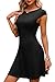 OFEEFAN Womens Homecoming HOCO Dresses 2025 Mother of Bride Dresses for Teachers Elegant Club Date Outfits Cocktail Black M