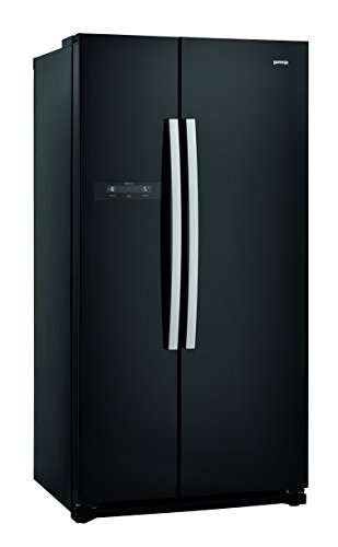 NRS 9182 BBK Side-by-Side / A++ / 177 cm / 374 kWh/Jahr / 373 L Kühlteil / 204 L Gefrierteil / Multi-Flow 360 Grad Kühlsystem, tiefschwarz