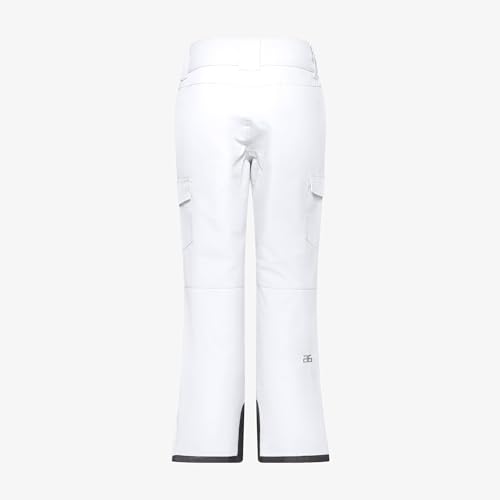 Image of Arctix Women's Snow Sports Insulated Cargo Pants, White, 3X /27 inch Inseam