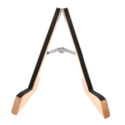 KALLORY 折りたたみ式ポータブル木製ギタースタンド 電子 アコースティッ