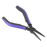 Zahnlose Flachzange, Karbonstahl, Schmuck-DIY-Werkzeug, ultradünn, 13 cm für Elektronik-Reparatur