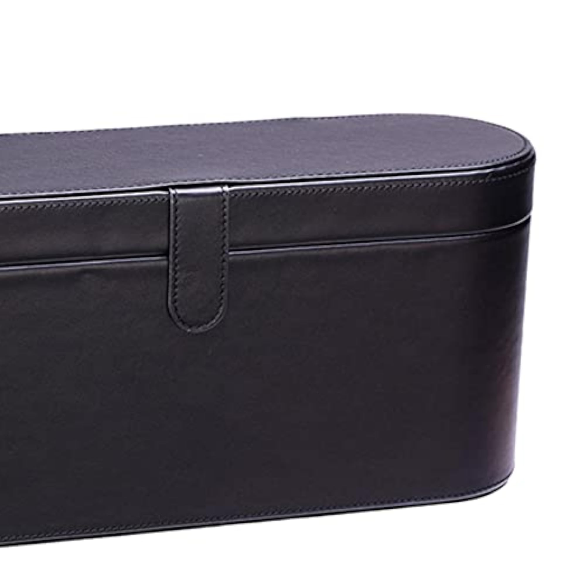 2 Pcs PU Leather Hair Dryer Storage Box, Organizer