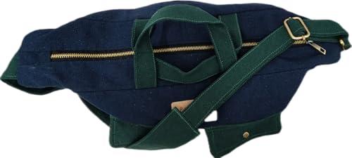Image of ROUGH Canvas Cotton messenger bag.15'' Lap top. Large size 36x27x11 cm(12Ltr) Metal zipper closure. Allround pockets. Vintage look. Antique fittings.Sustainable
