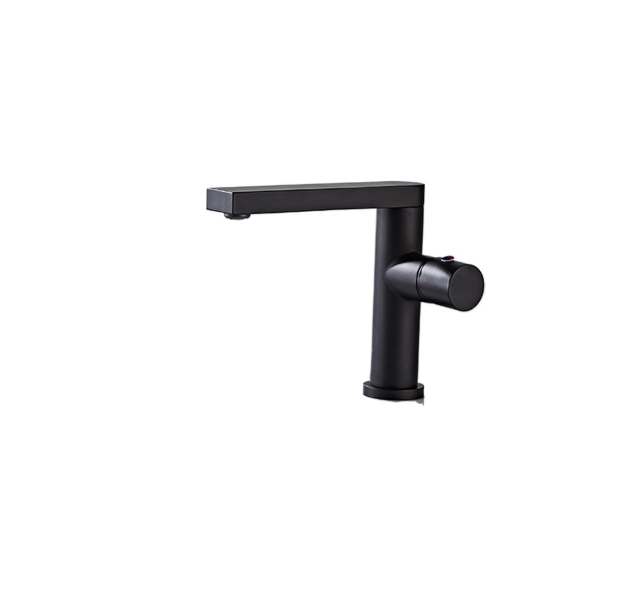 Robinet de lavabo or et noir au design luxueux pour vasque chic