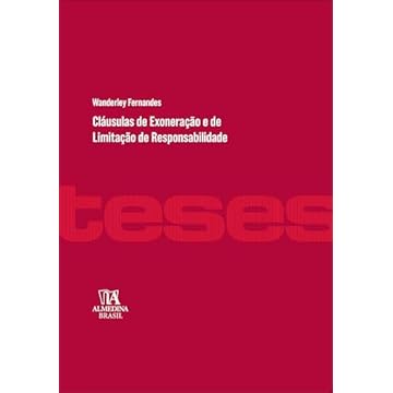 Capa do livro Cláusulas de Exoneração e de Limitação de Responsabilidade