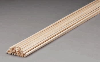 Balsa Wood 1/8 X 1/8 X 36in (18)