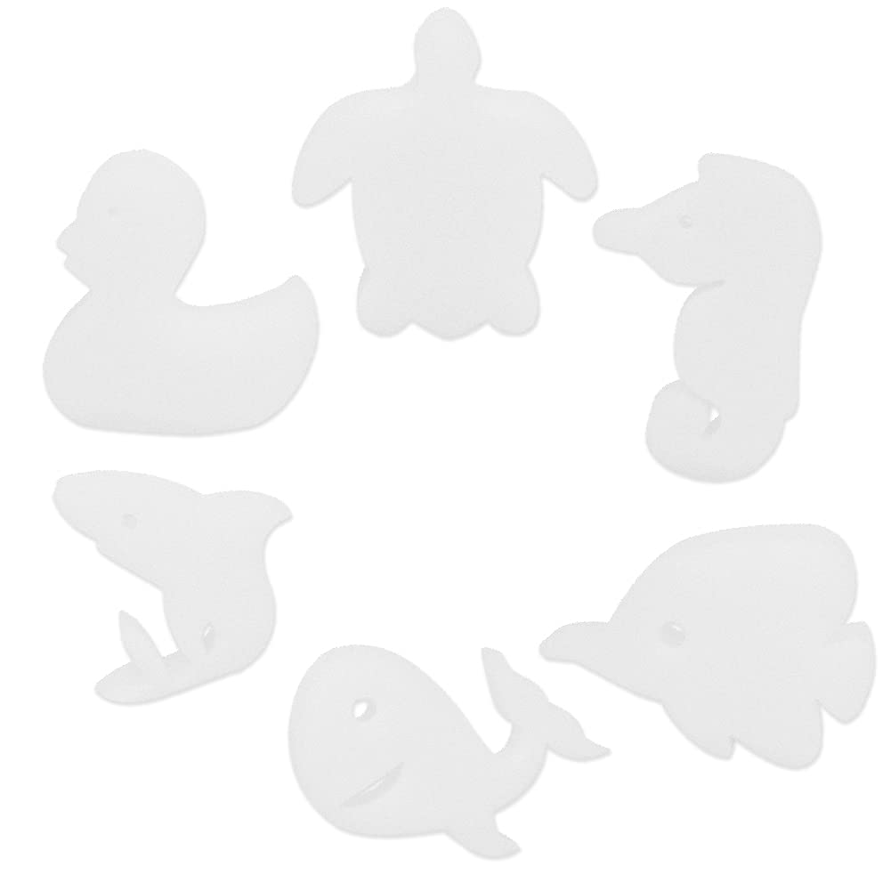 Buy Geluode 12 Pcs Oil Absorbing Scum Sponge,6 Pattern Marine Life