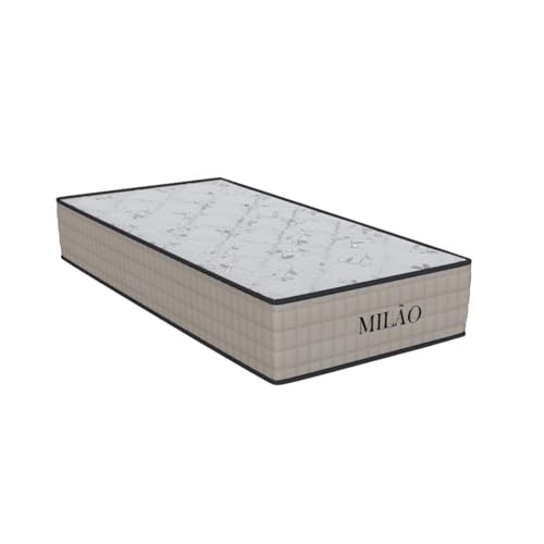 Colchão Solteiro de Espuma D33 Milão (malha) 20x78x188cm Bege
