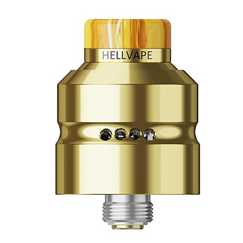 HELLVAPE Dead Rabbit デッドラビット Mini RDA Tank Atomizer (20mm)Gold電子タバコ vape ベイプ アトマイザー RDA