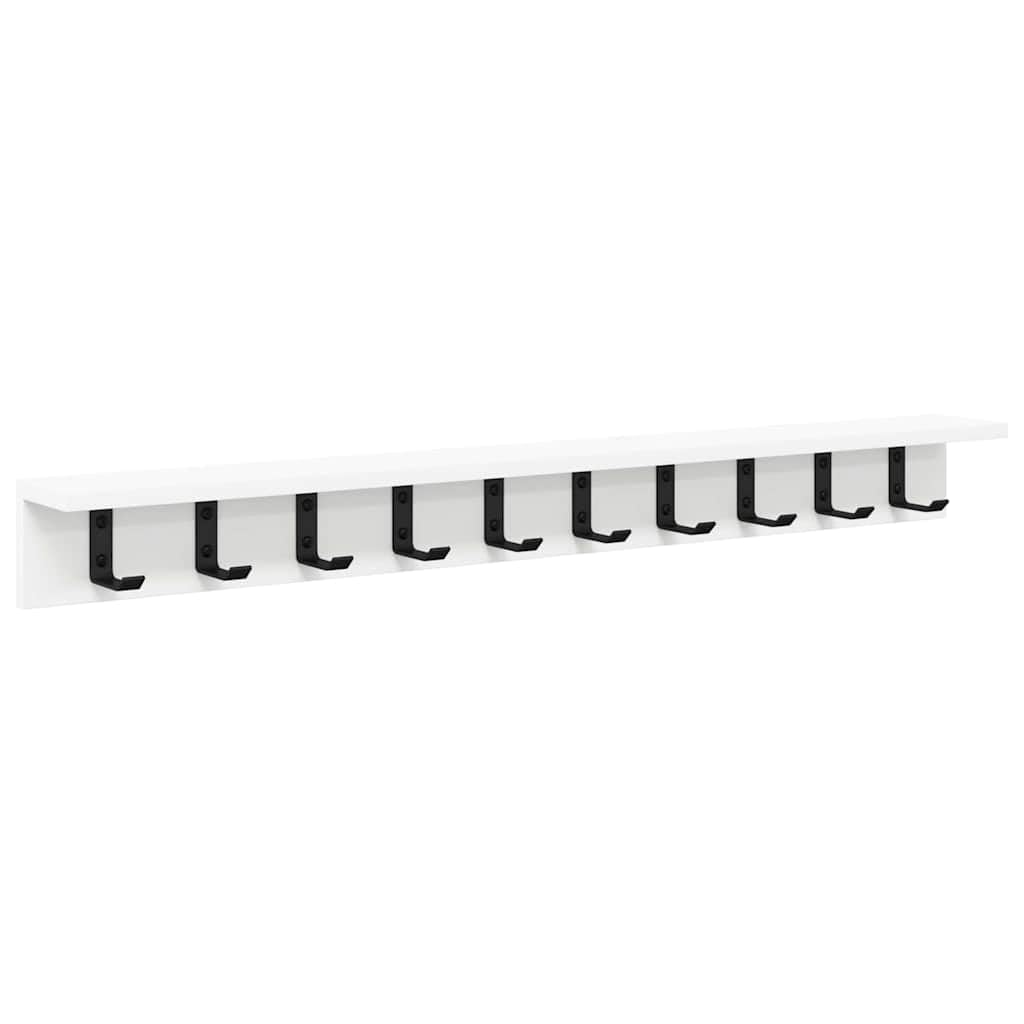 Porte-manteau mural rectangulaire 100 x 10,5 x 10,5 cm