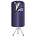 Asciugatrice Elettrica, 1000 W da Asciugatrici a Pompa di Calore, Asciugatrice con Tempismo, Asciugatrice a Riscaldamento a 2 Strati, adatta per Domestico Lavanderia in Appartamento, 170cm-Blu immagine