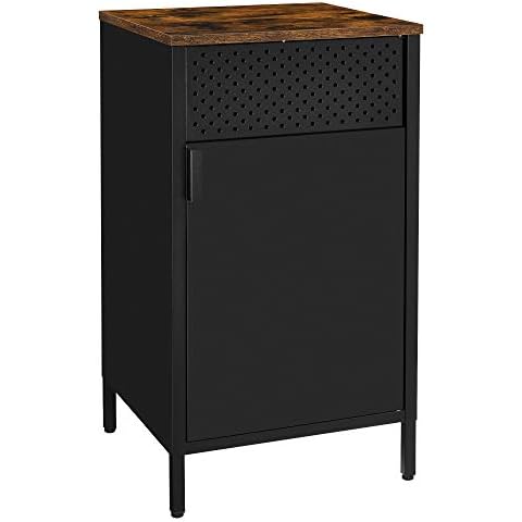 SONGMICS Sideboard, Nachttisch, Beistelltisch, 1 Verstellbarer Einlegeboden Cover