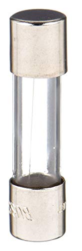 Eaton Bussmann 2-1/2A Time Delay Glass Fuse with 250VAC Voltage Rating; GMC Series GMC-2.5-R - 1 Each