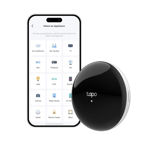 Tapo Smart IR & IoT Hub with Chime - Universal Remote for TVs, ACS, & 18+ Device Types, Matter-Certified, Supports 8,000+ Infrared Brands, Voice & App Control, Custom Schedules & Automations, H110