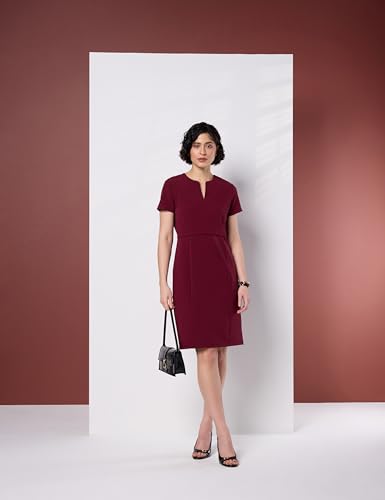 Image of Symbol Premium Women's Sheath Dress (Knee Length | Desk-to-Dinner) (Available in Plus Sizes)