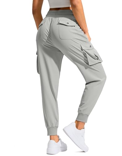 Pantalon voyage femme léger 6 poches contre la chaleur d'été