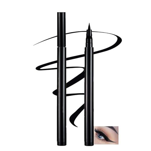Image of Smudge-Proof Waterproof Liquid Eyeliner With Fine Tip For Sharp Definition And Precise Winged Effects - Long-Wearing Matte Black Formula, Sweat-Resistant For Sensitive Eyes And Daily Makeup, Ideal