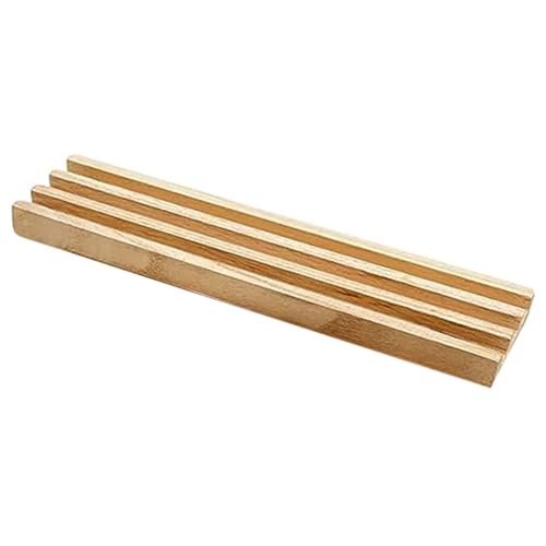 Soporte de madera para fichas de dominó antideslizante