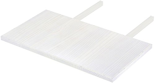 Ansteckplatten Set 50x90 Pinie Weiss Rio Classico oder Rio Kanto Pinie 2X Tischverlängerung Echtholz Größe & Farbe wählbar für Esszimmertisch Tisch ausziehbar Brasilmöbel Cover