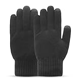 Design adapté aux écrans tactiles : ces gants d'hiver pour homme disposent de modules tactiles sur l'index et le pouce, ce qui vous permet d'utiliser votre smartphone ou d'autres appareils électroniques sans avoir à retirer les gants pour plus de chaleur et de confort.