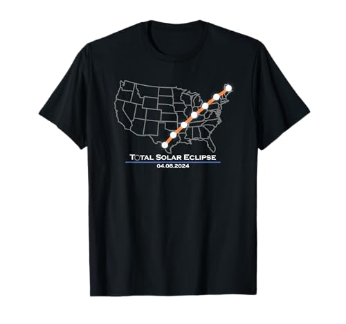 America Totality Total Solar Eclipse April 8 2024 T-Shirt T-Shirt America Totality Total Solar Eclipse April 8 2024 T-Shirt T-Shirt